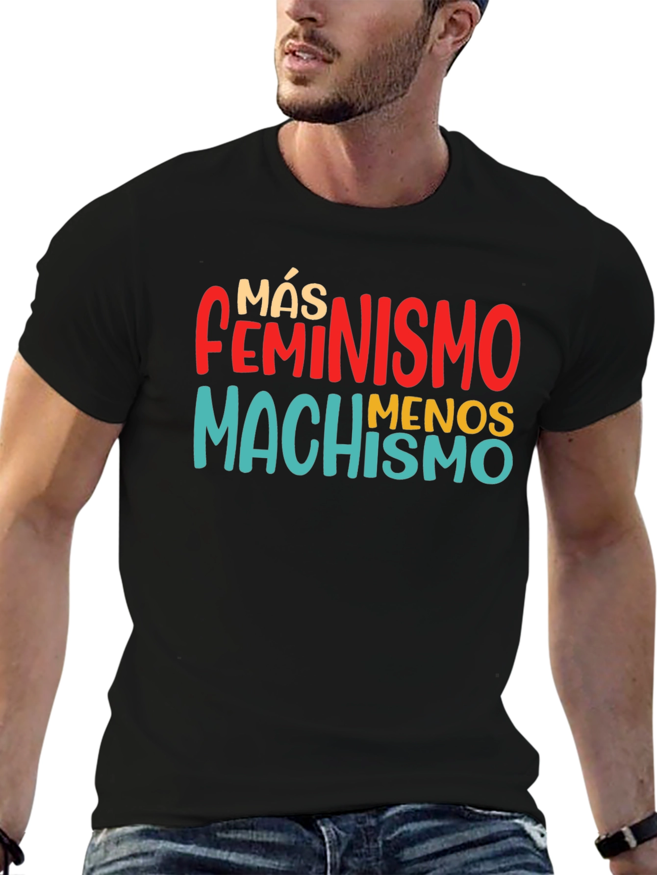 Más Feminismo Menos Machismo T-Shirt