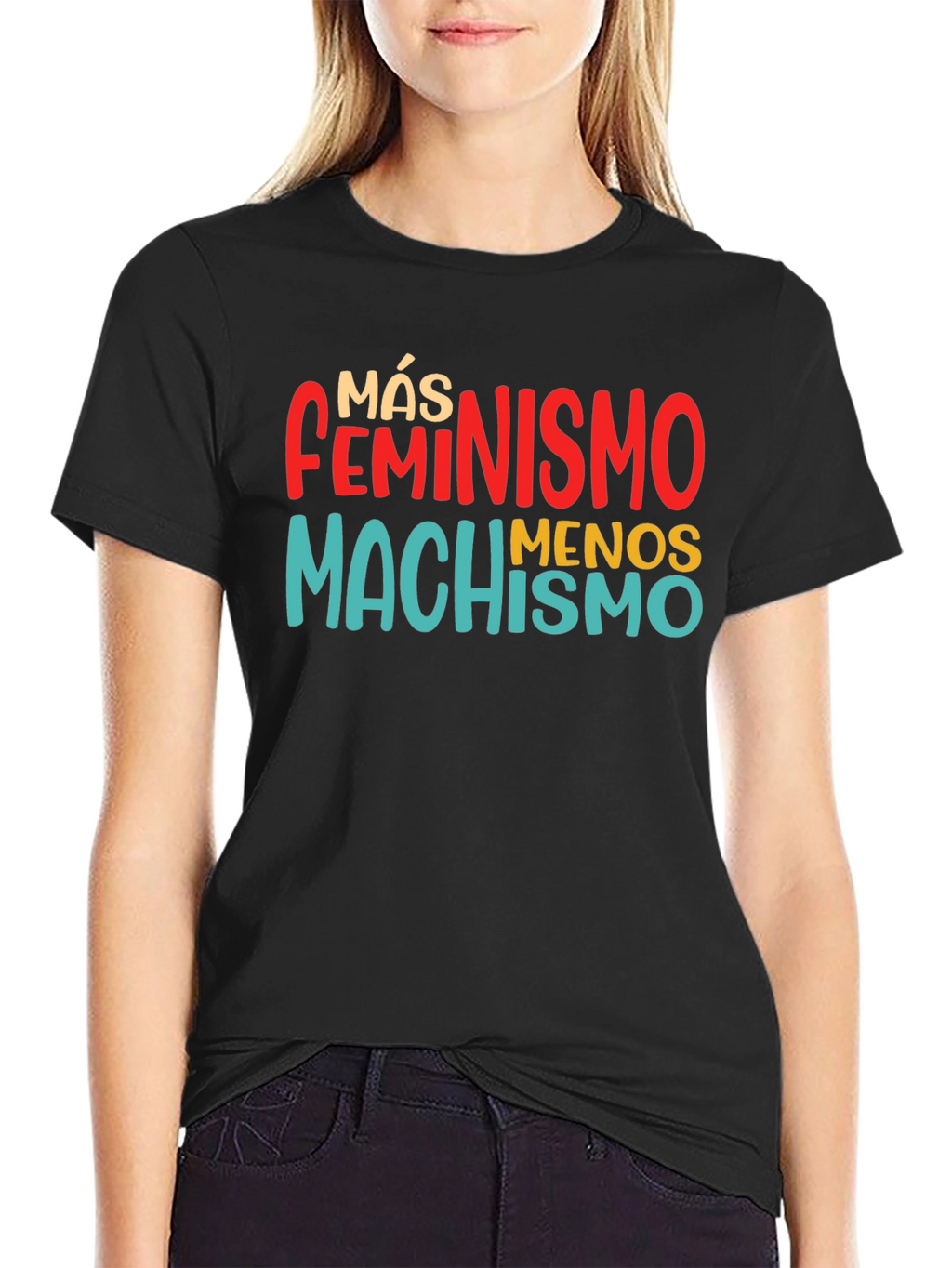 Más Feminismo Menos Machismo T-Shirt