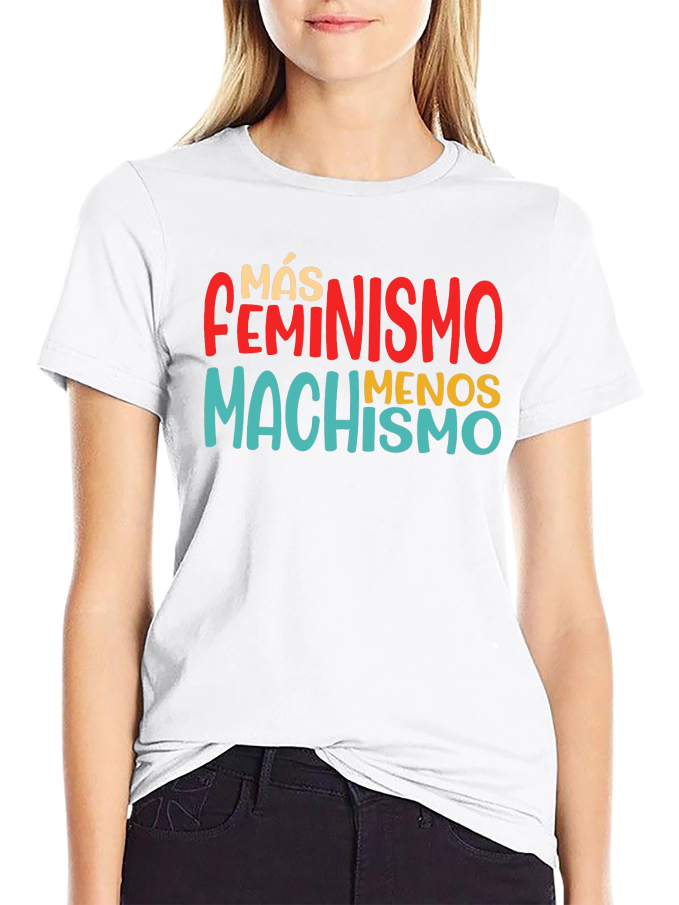 Más Feminismo Menos Machismo T-Shirt