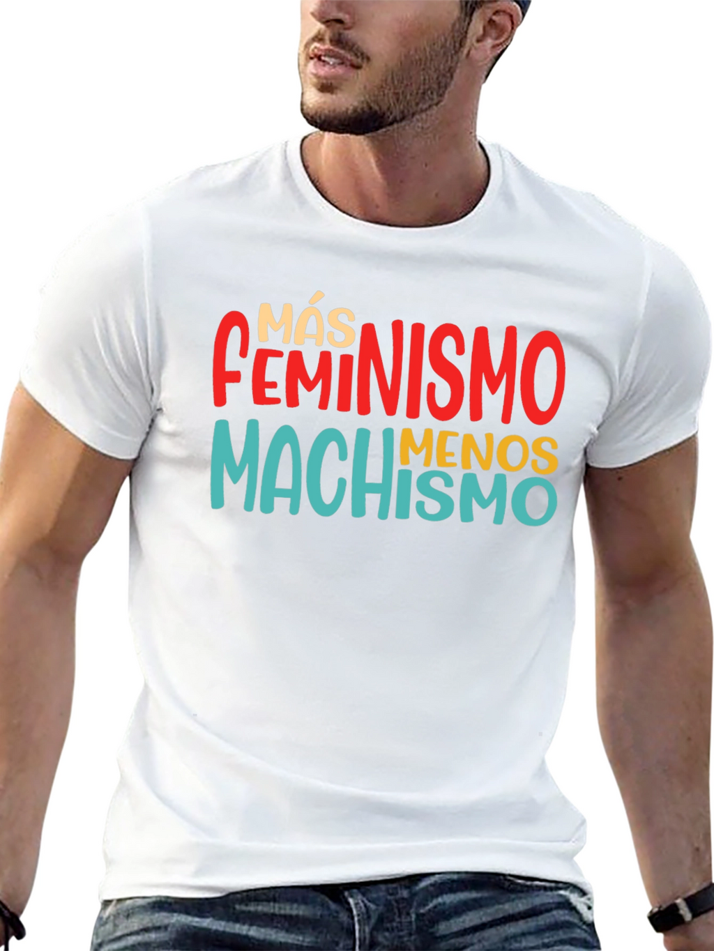 Más Feminismo Menos Machismo T-Shirt