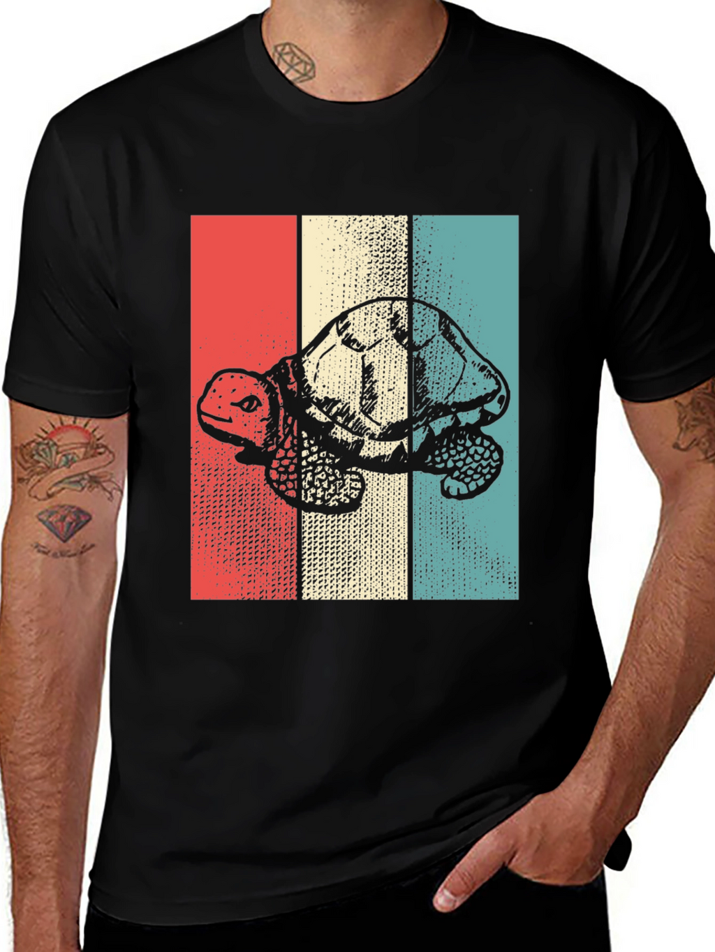 Retro Turtle Graphic Tee