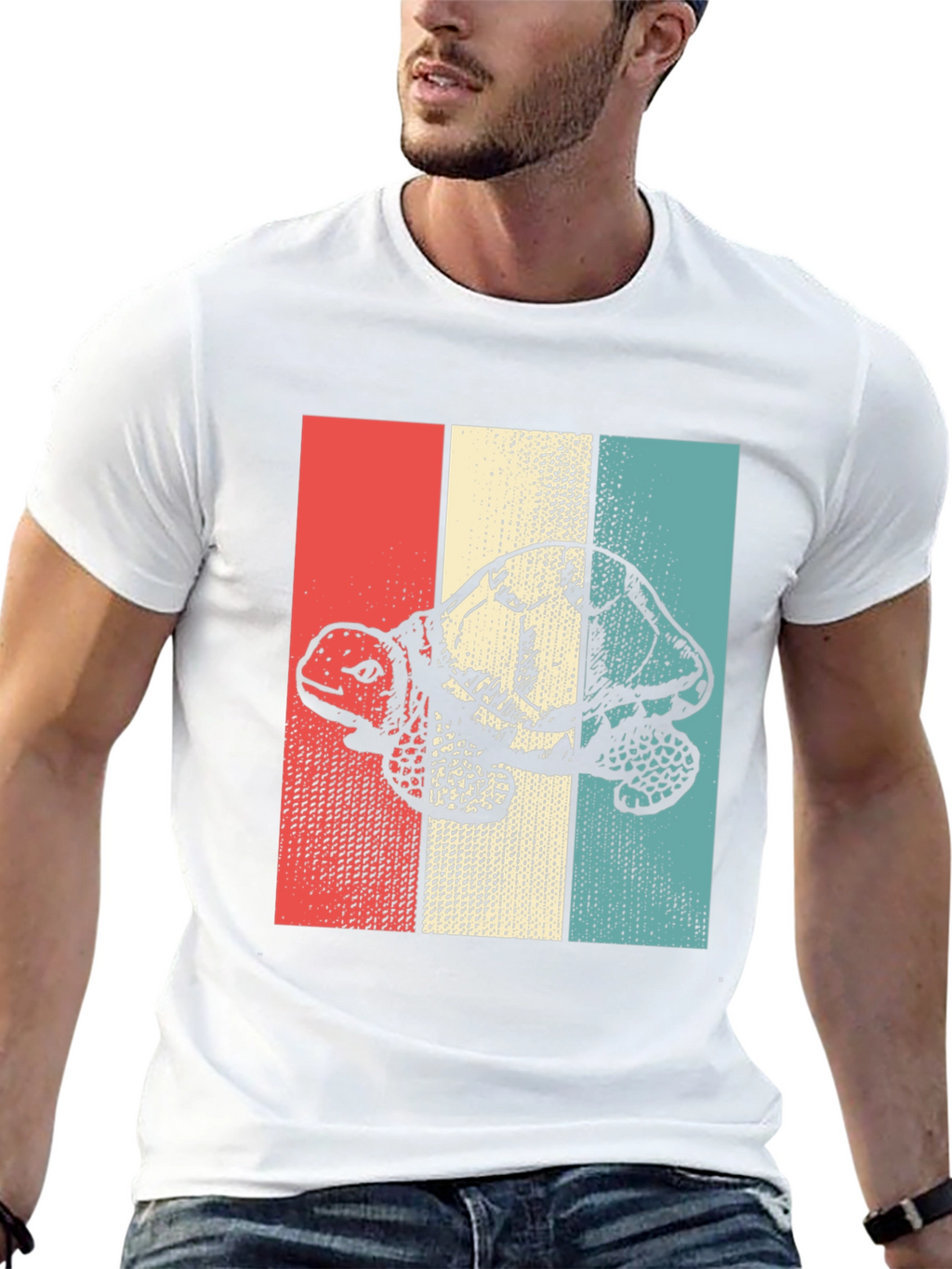 Retro Turtle Graphic Tee