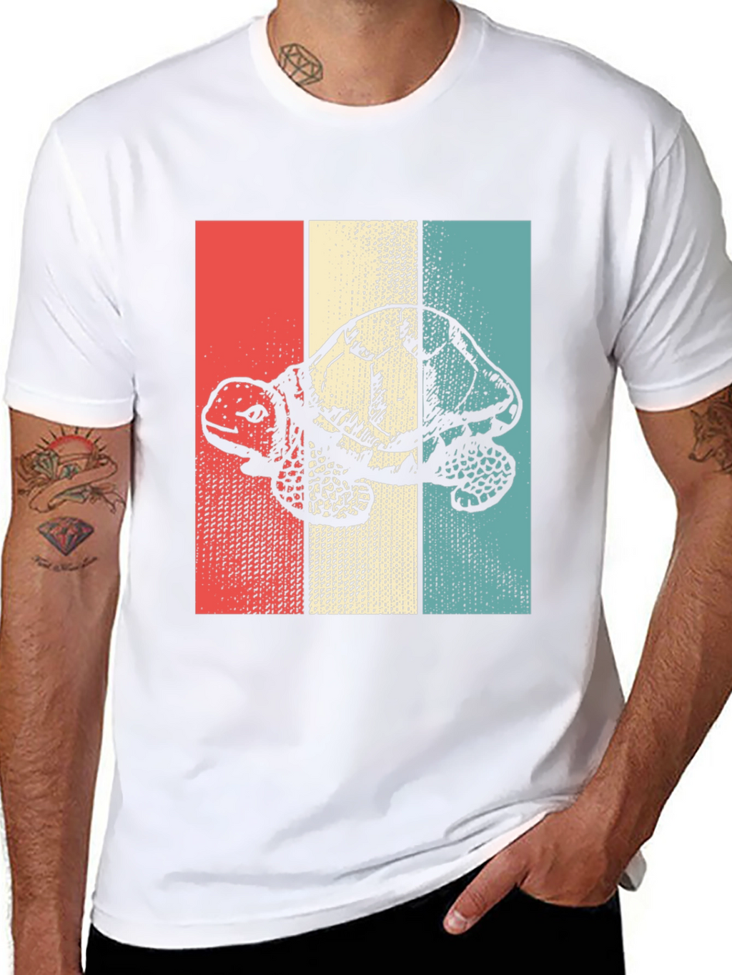 Retro Turtle Graphic Tee