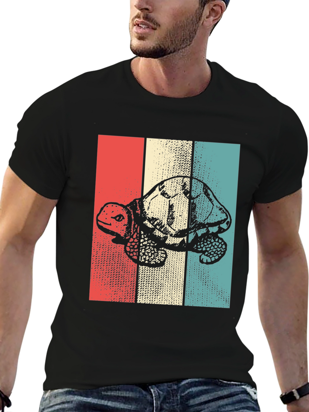 Retro Turtle Graphic Tee