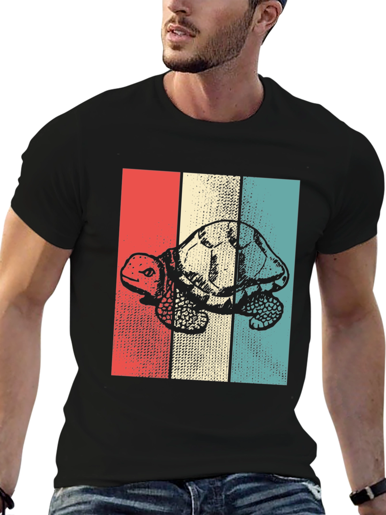 Retro Turtle Graphic Tee
