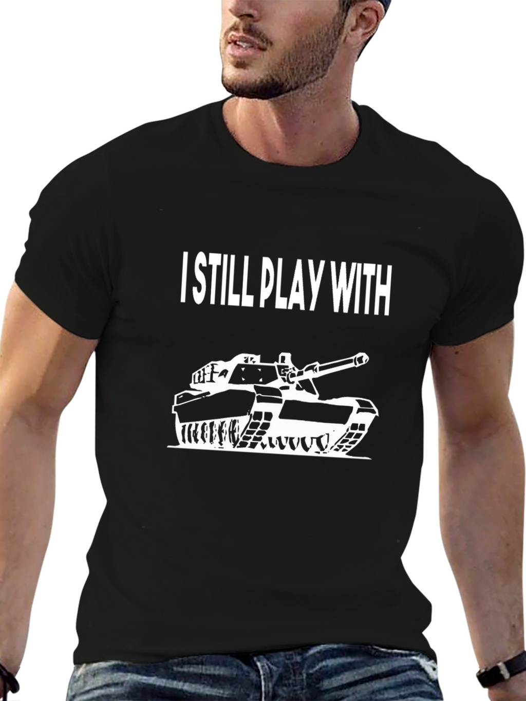 I Still Play With Tanks Graphic Tee