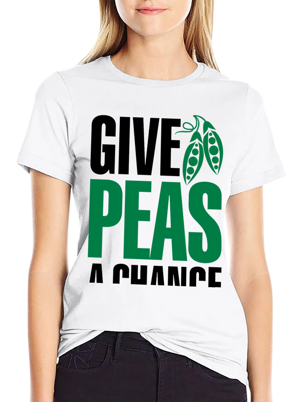 Give Peas a Chance T-Shirt - Soft Cotton Blend
