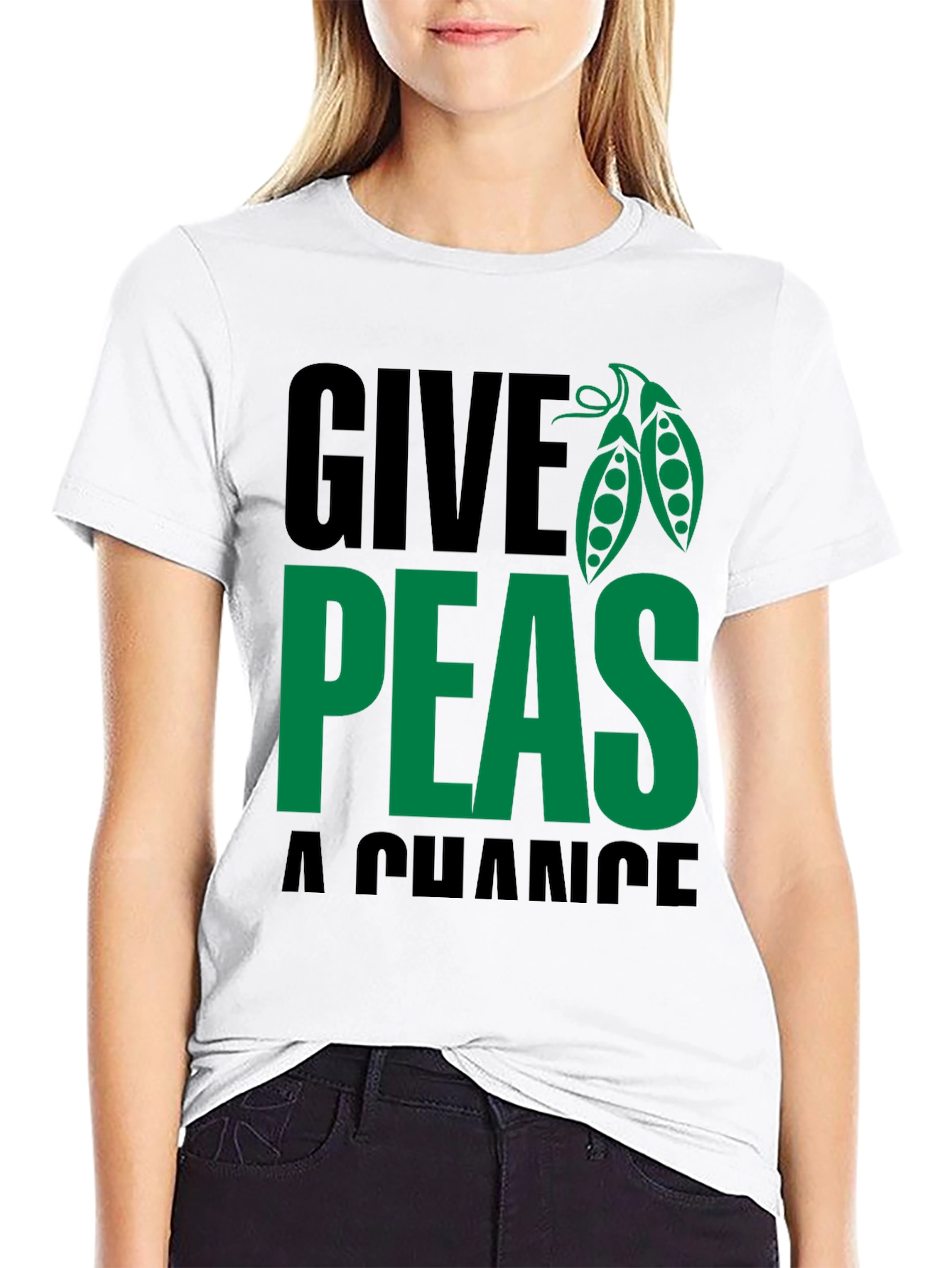 Give Peas a Chance T-Shirt - Soft Cotton Blend