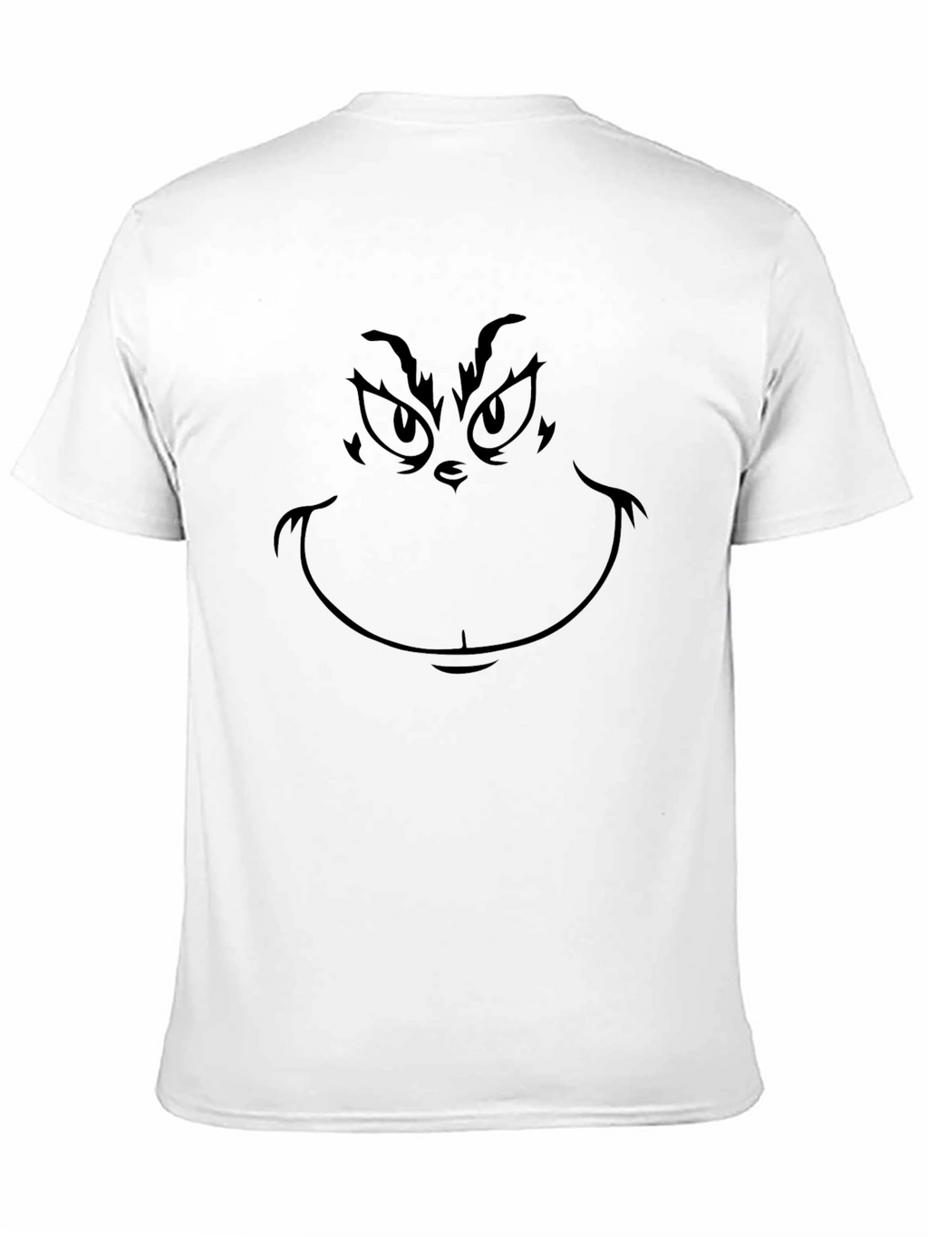 Grinch Face Graphic Tee - Black