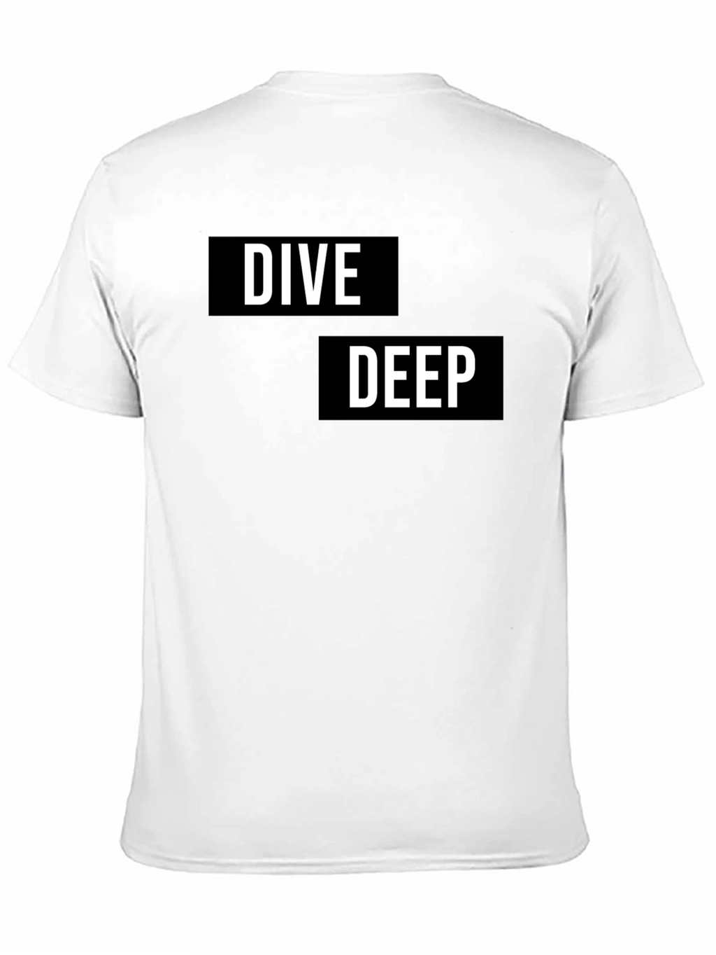 Dive Deep Graphic T-Shirt - Black Cotton Tee