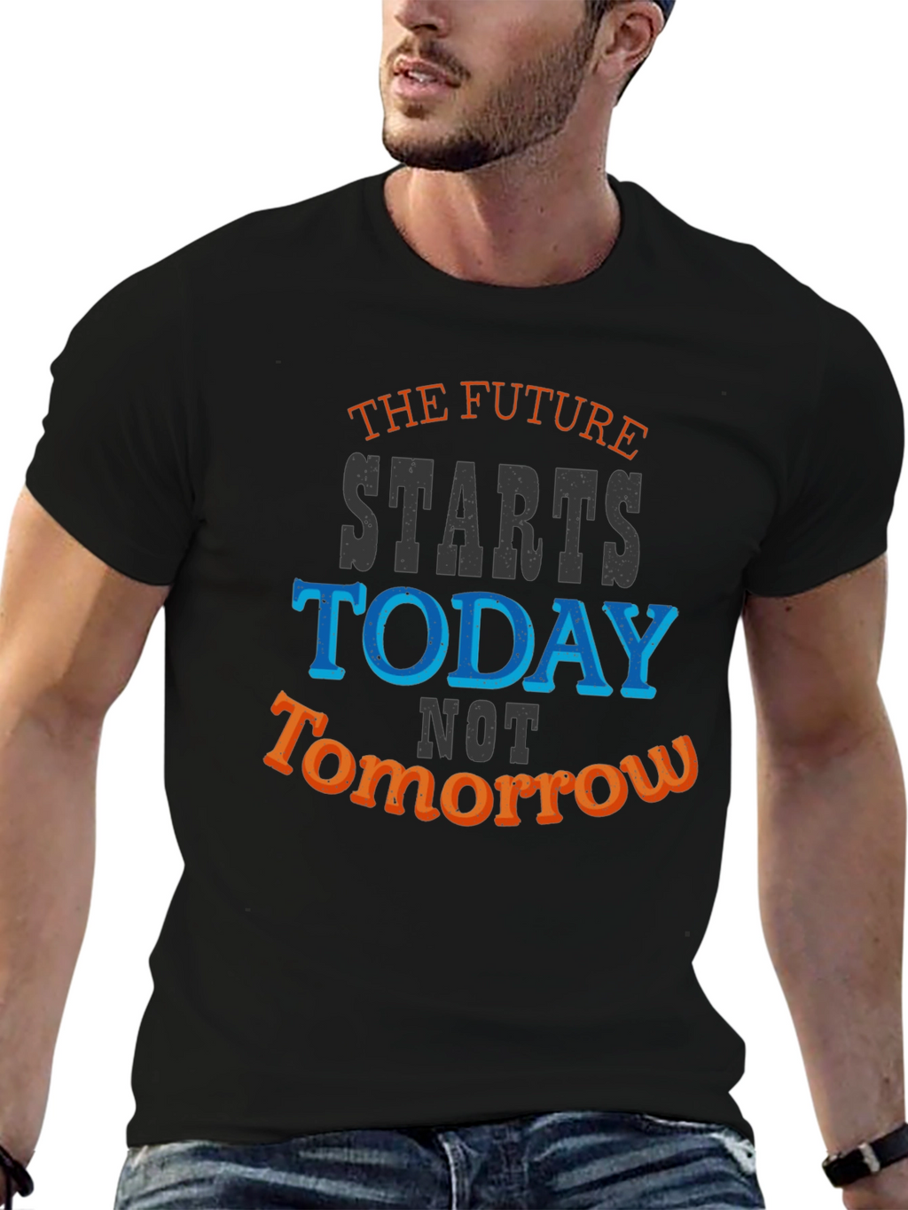 The Future Starts Today Graphic Tee - Motivational T-Shirt