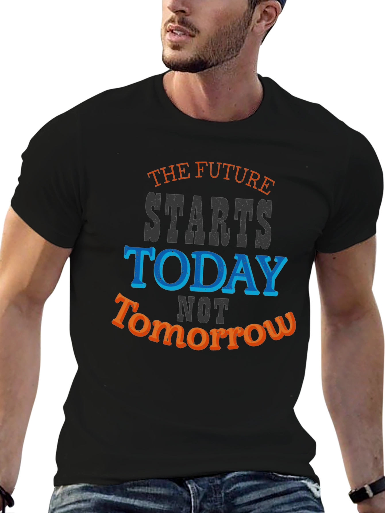 The Future Starts Today Graphic Tee - Motivational T-Shirt