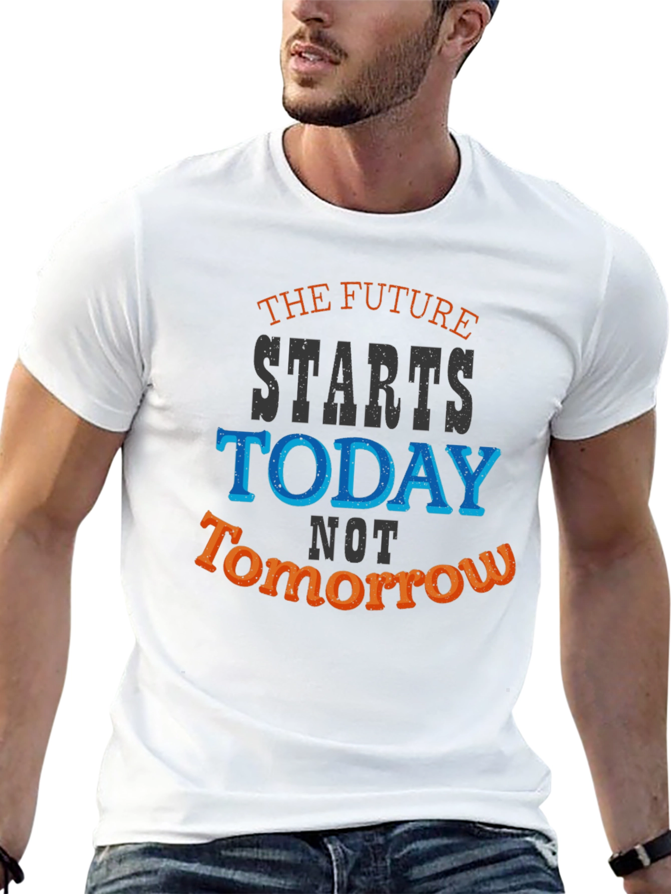 The Future Starts Today Graphic Tee - Motivational T-Shirt