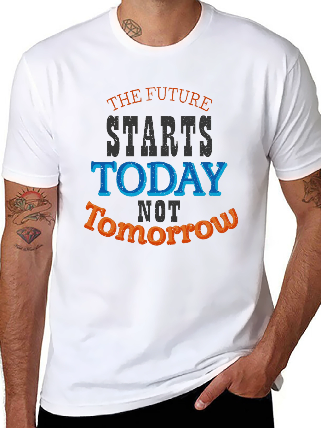 The Future Starts Today Graphic Tee - Motivational T-Shirt