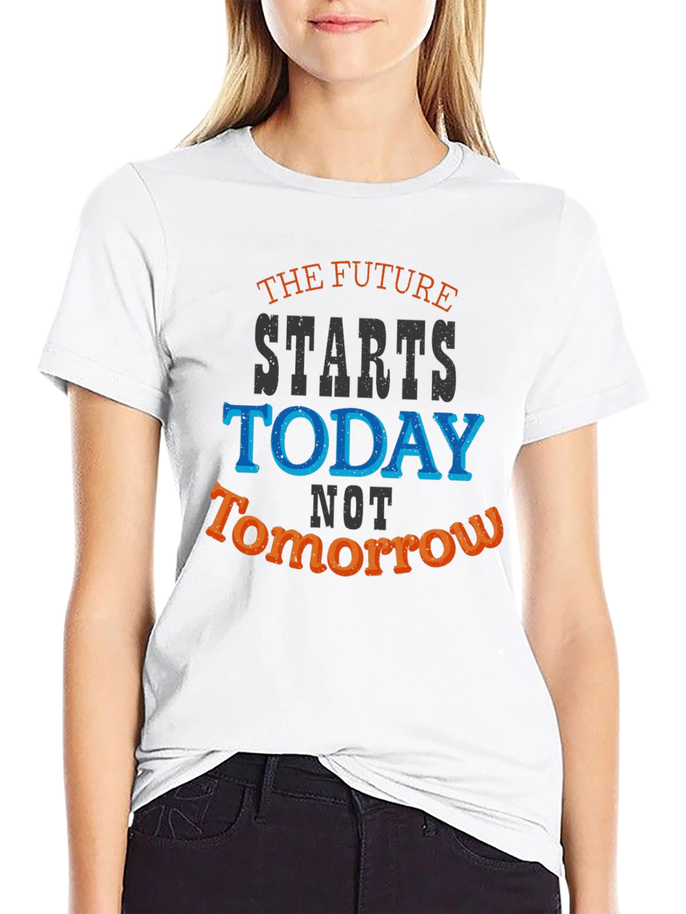 The Future Starts Today Graphic Tee - Motivational T-Shirt