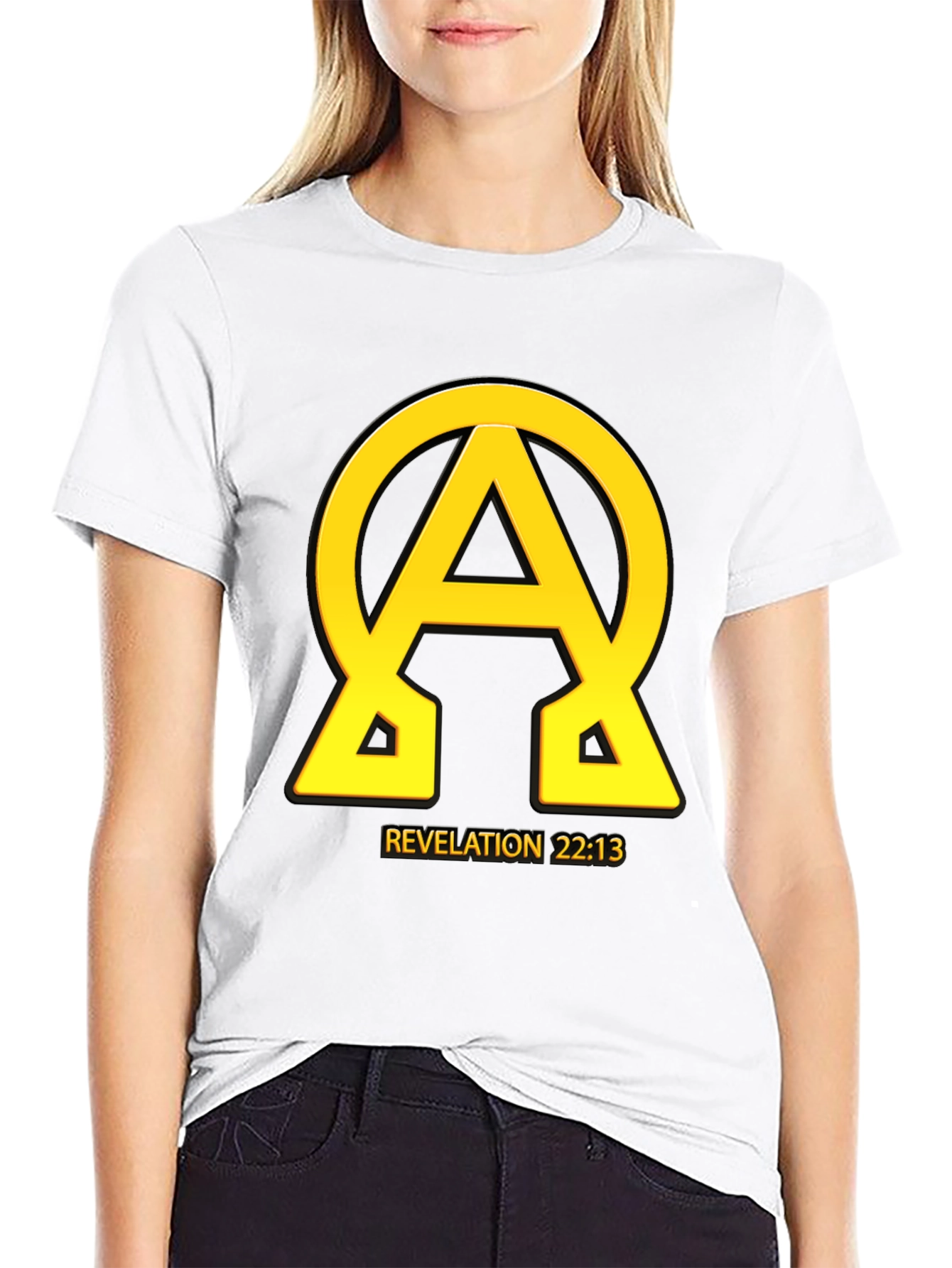 Alpha Omega Revelation 22:13 Graphic Tee