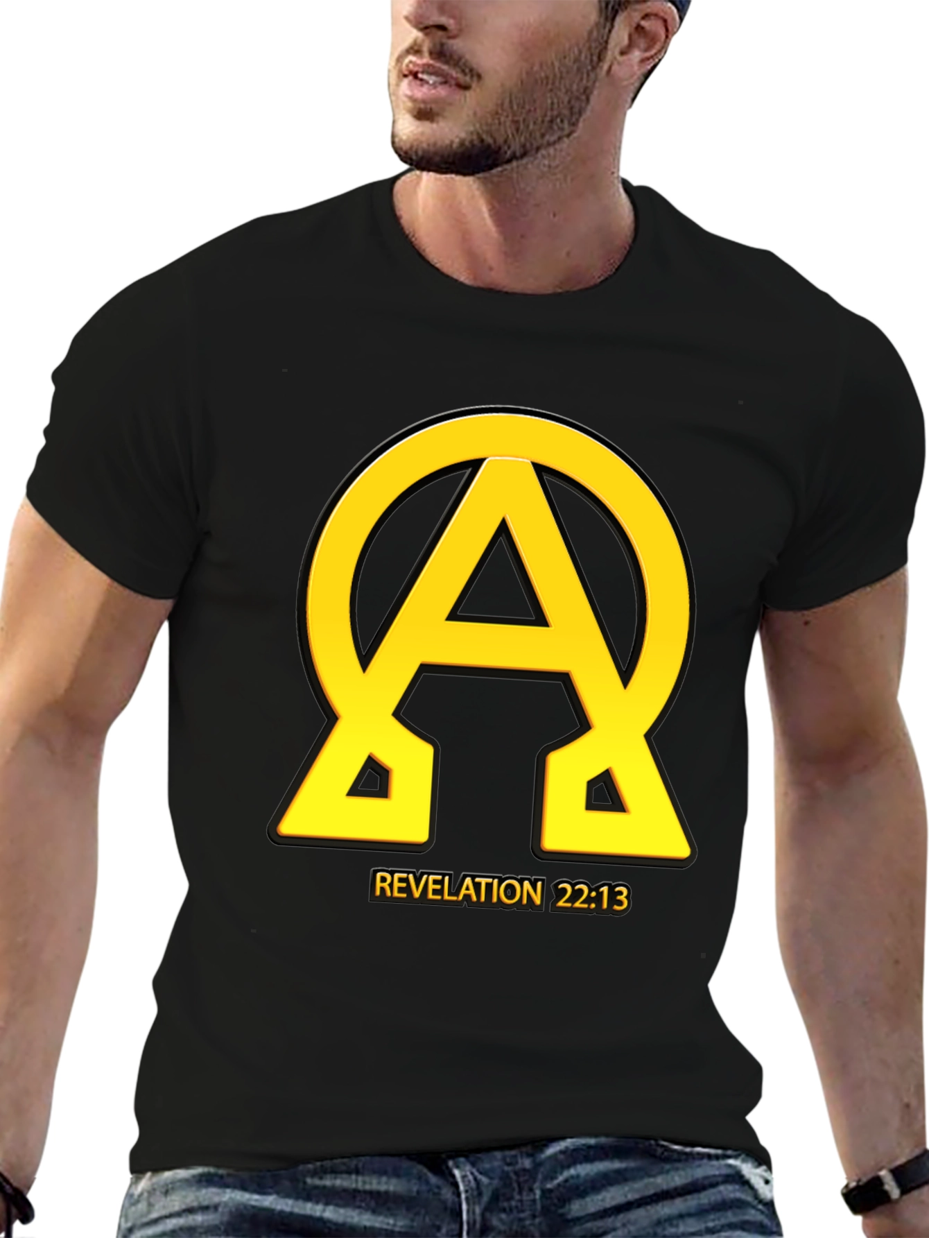 Alpha Omega Revelation 22:13 Graphic Tee