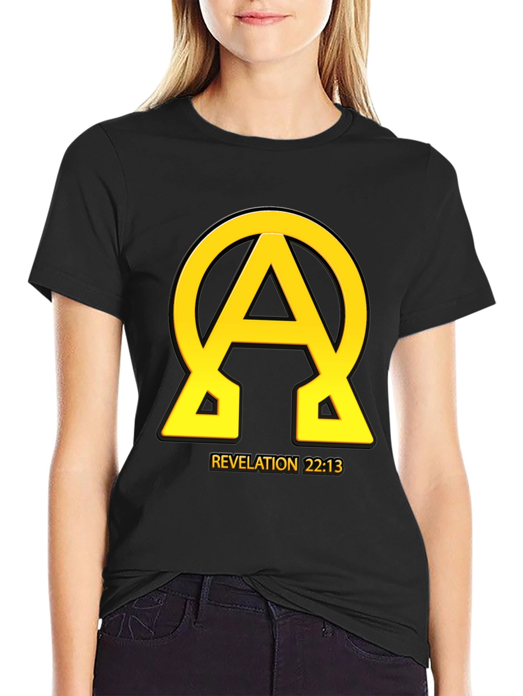 Alpha Omega Revelation 22:13 Graphic Tee