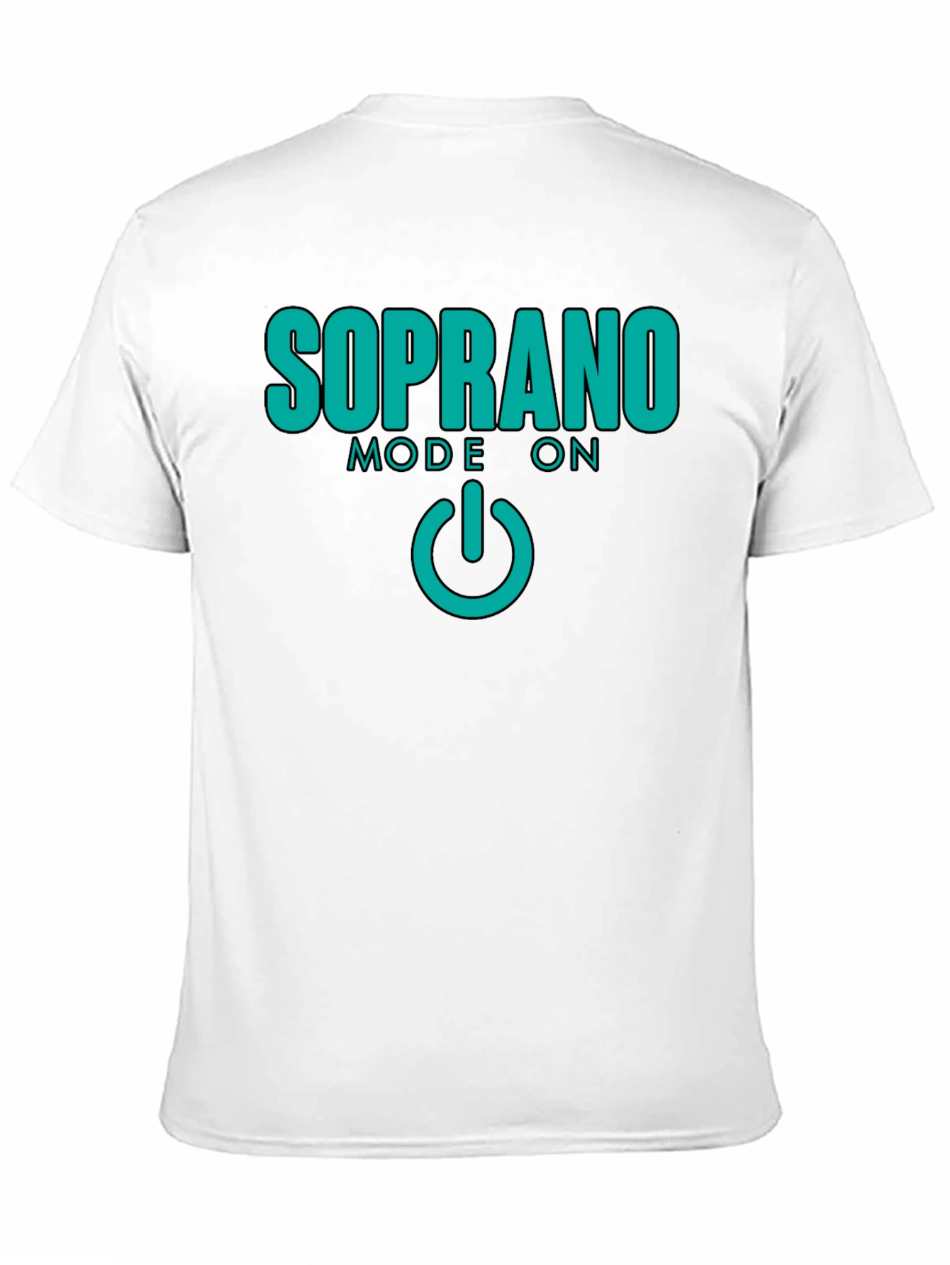 Soprano Mode On Black T-Shirt