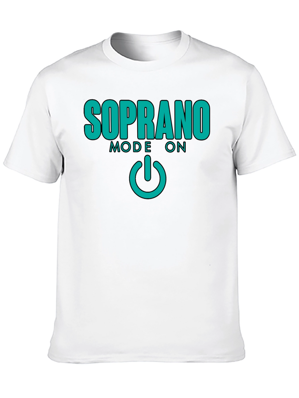 Soprano Mode On Black T-Shirt