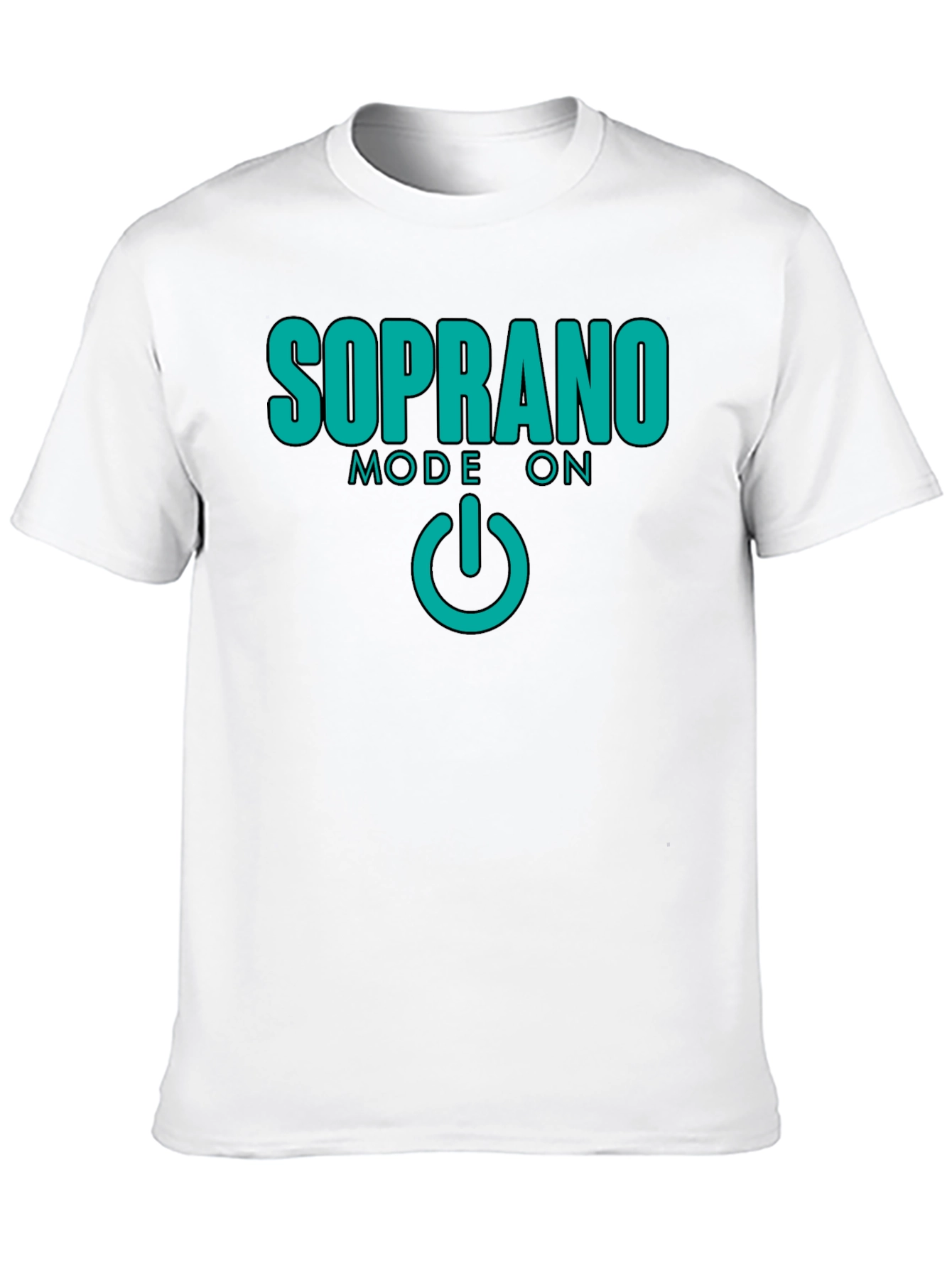 Soprano Mode On Black T-Shirt