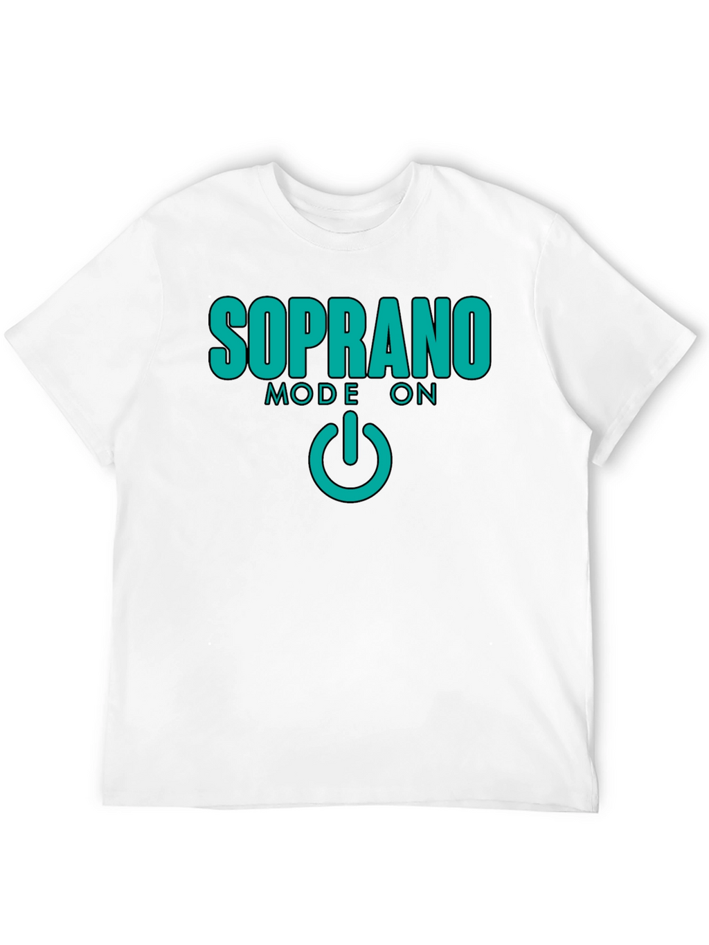 Soprano Mode On Black T-Shirt
