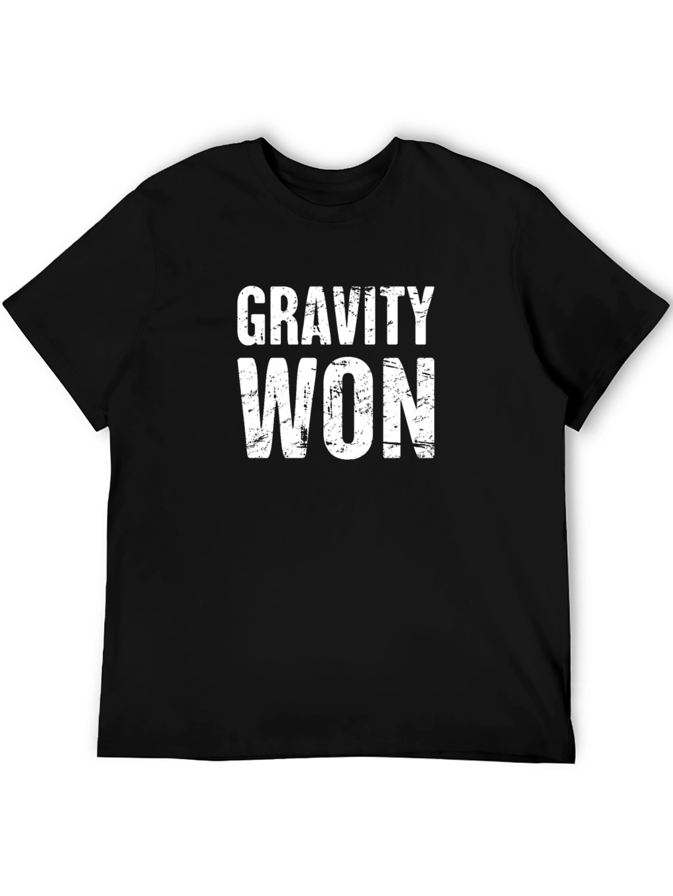 Gravity Won Black T-Shirt