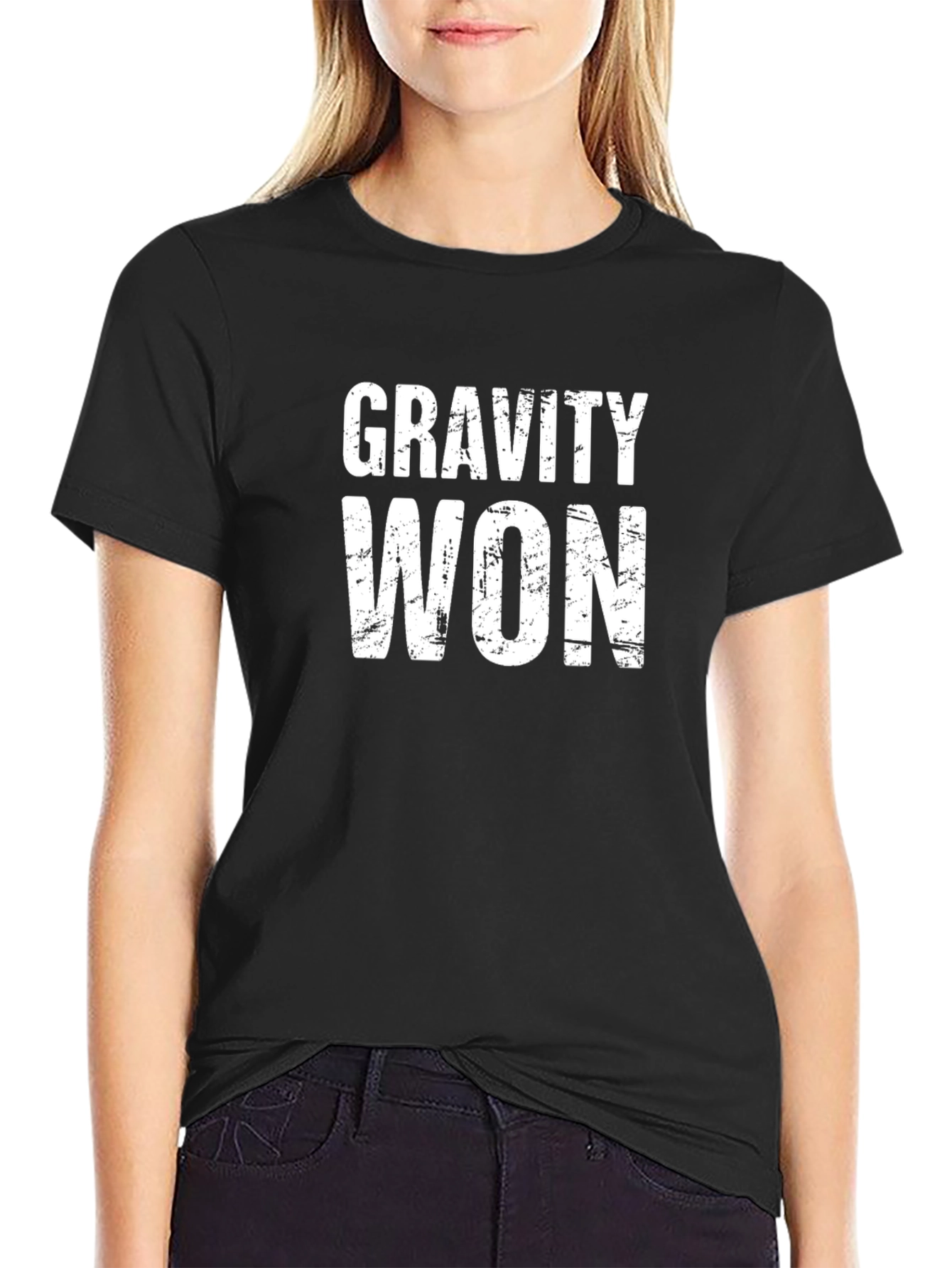 Gravity Won Black T-Shirt