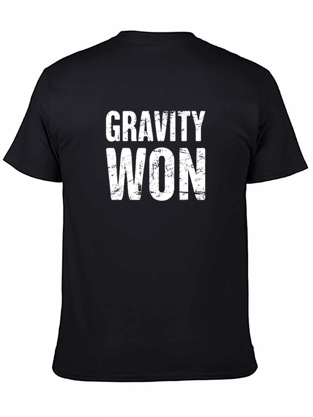 Gravity Won Black T-Shirt