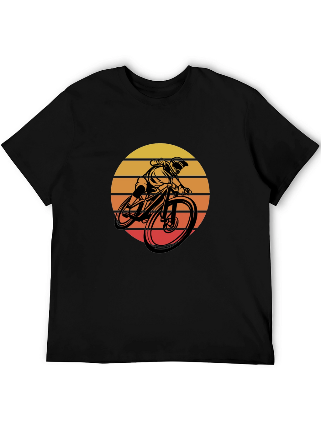 Mountain Bike Sunset Graphic Tee - Ride in Style!