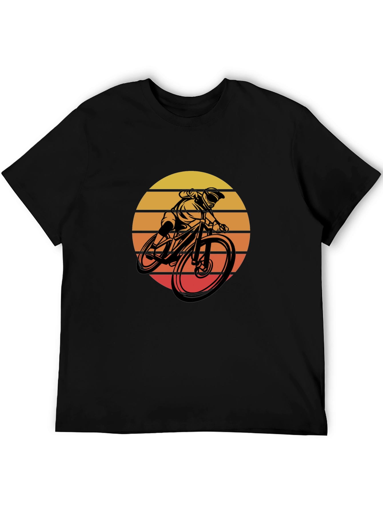Mountain Bike Sunset Graphic Tee - Ride in Style!