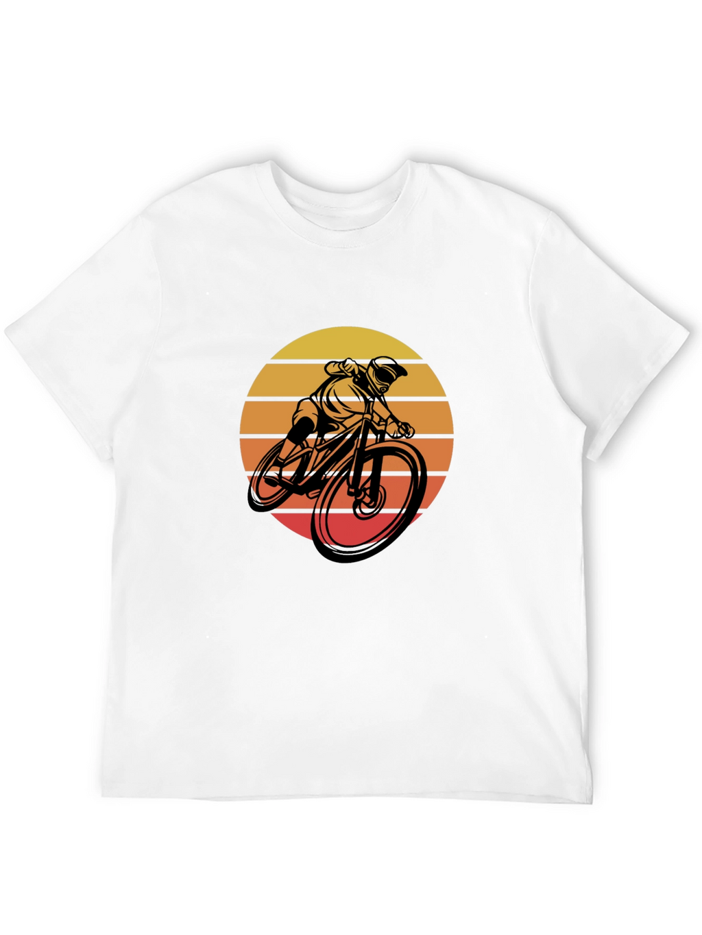 Mountain Bike Sunset Graphic Tee - Ride in Style!
