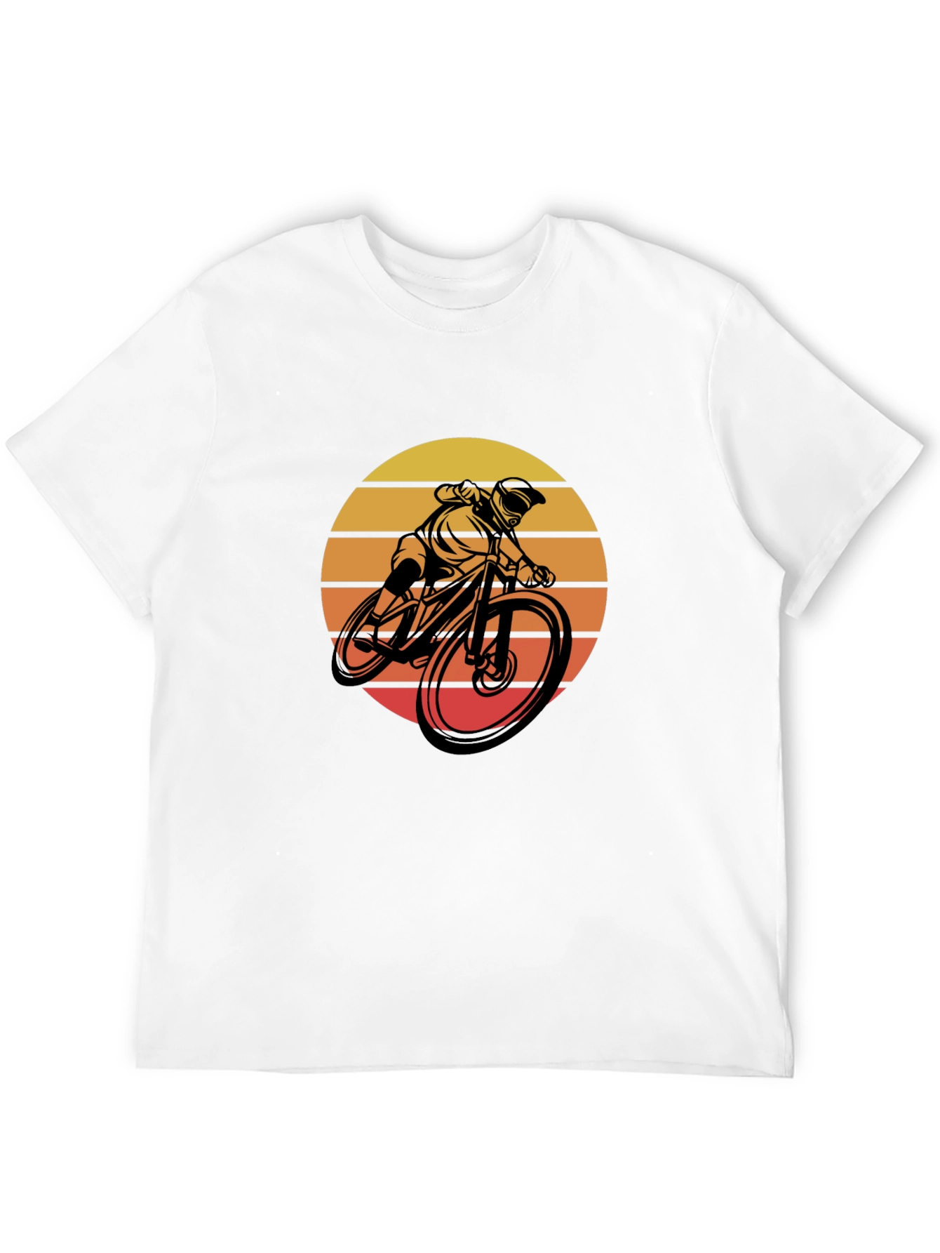 Mountain Bike Sunset Graphic Tee - Ride in Style!