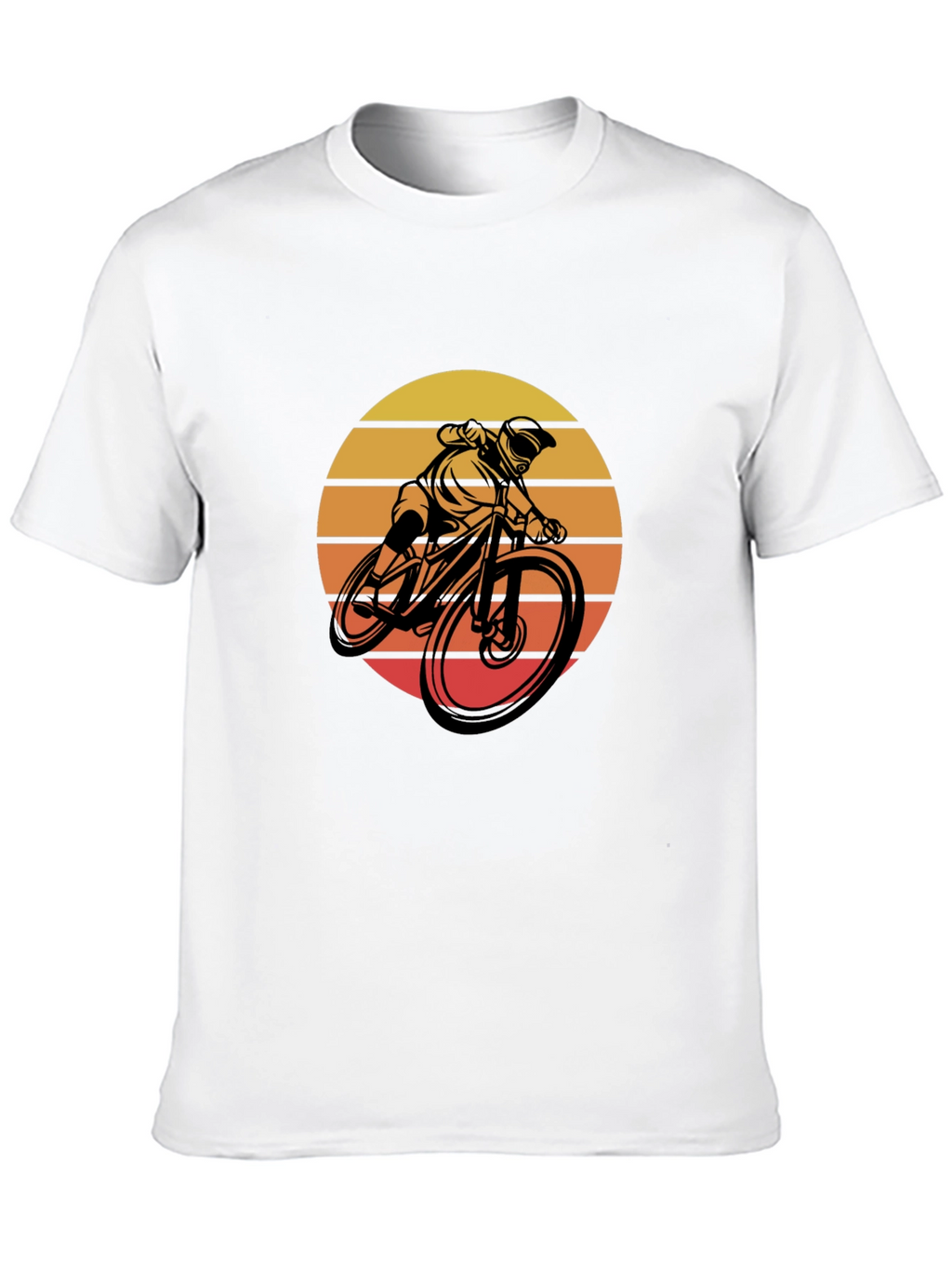 Mountain Bike Sunset Graphic Tee - Ride in Style!