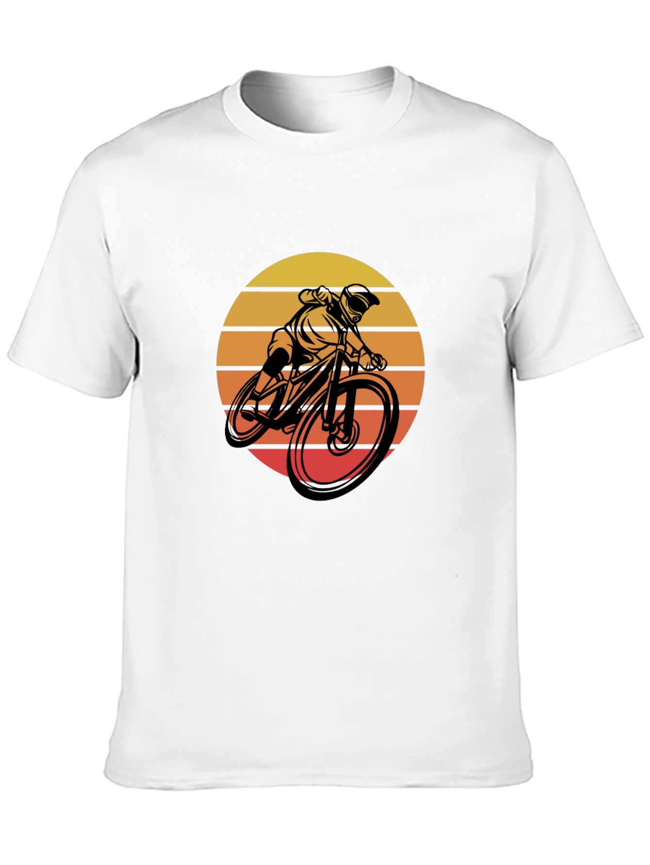 Mountain Bike Sunset Graphic Tee - Ride in Style!