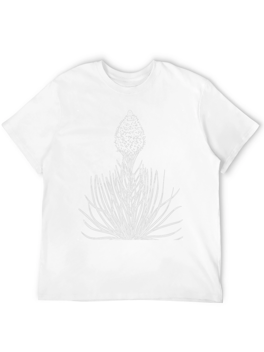 Unique Botanical Graphic Tee - Black
