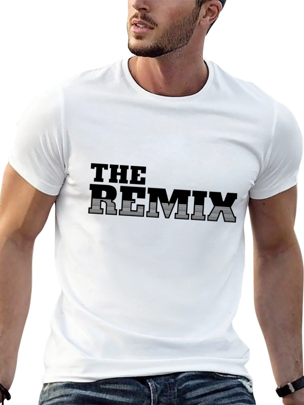 The Remix Black Graphic Tee