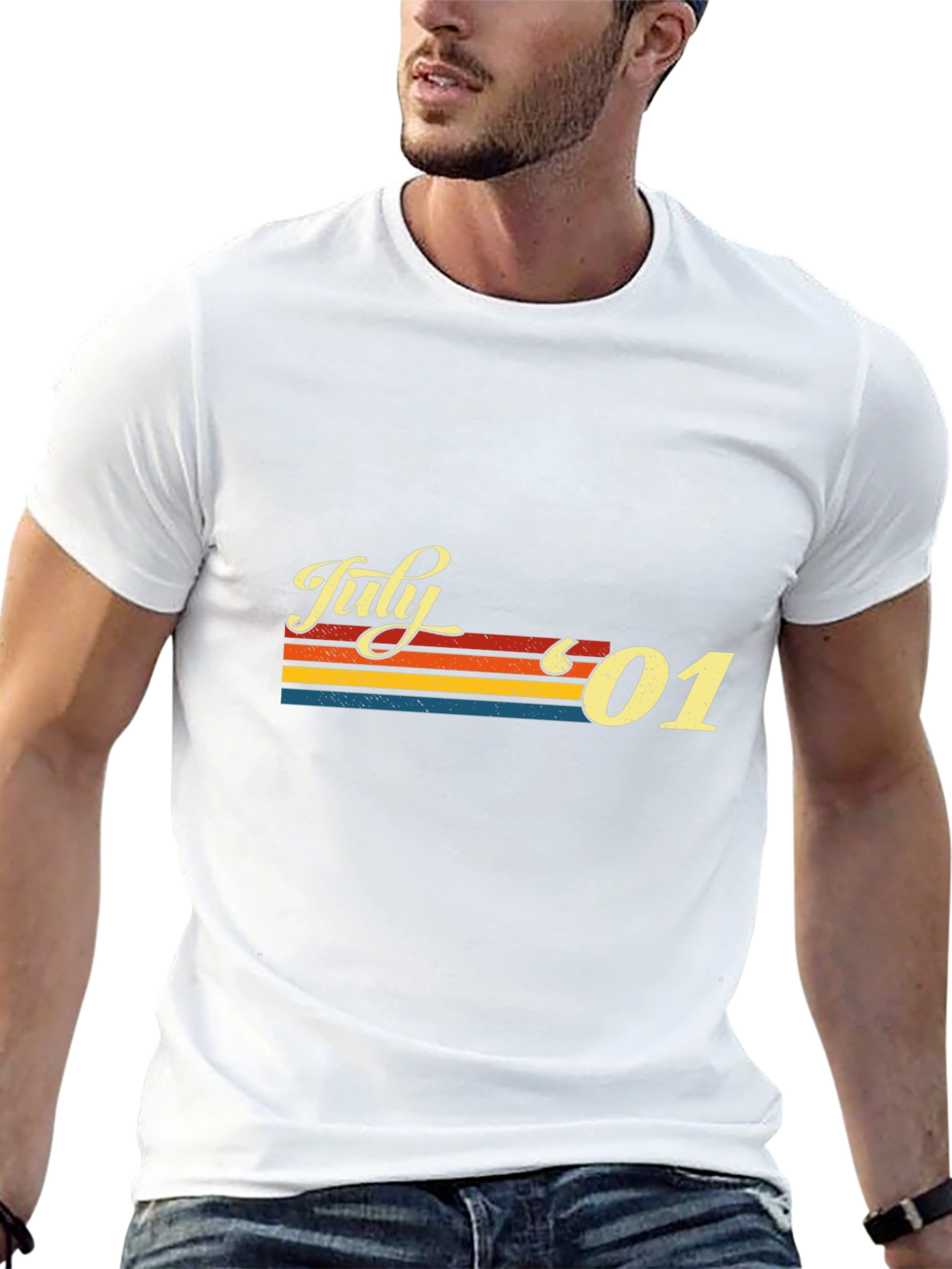 Retro July 01 Birthday T-Shirt