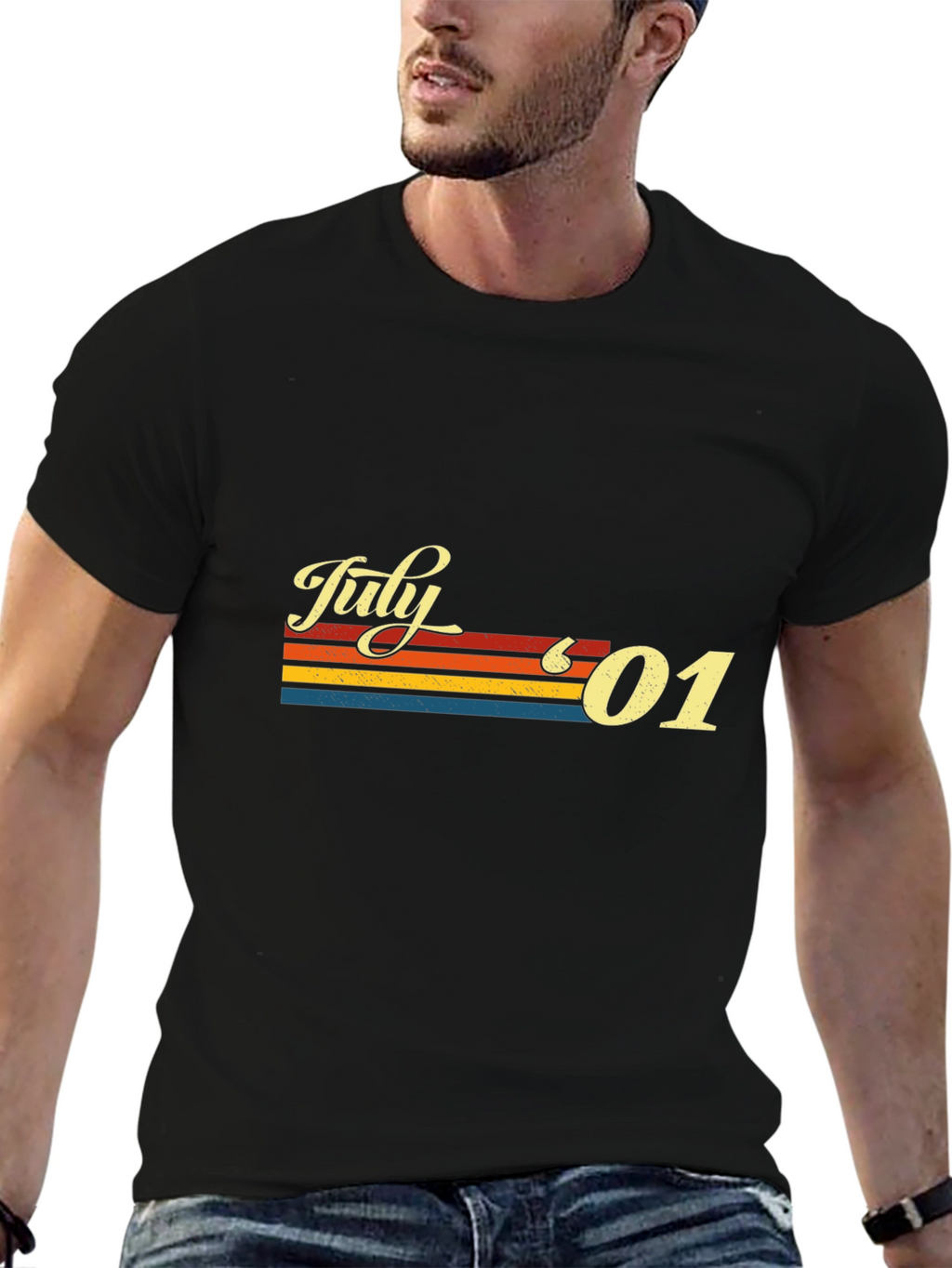 Retro July 01 Birthday T-Shirt