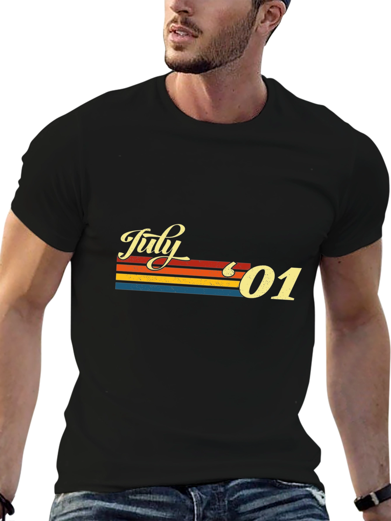 Retro July 01 Birthday T-Shirt