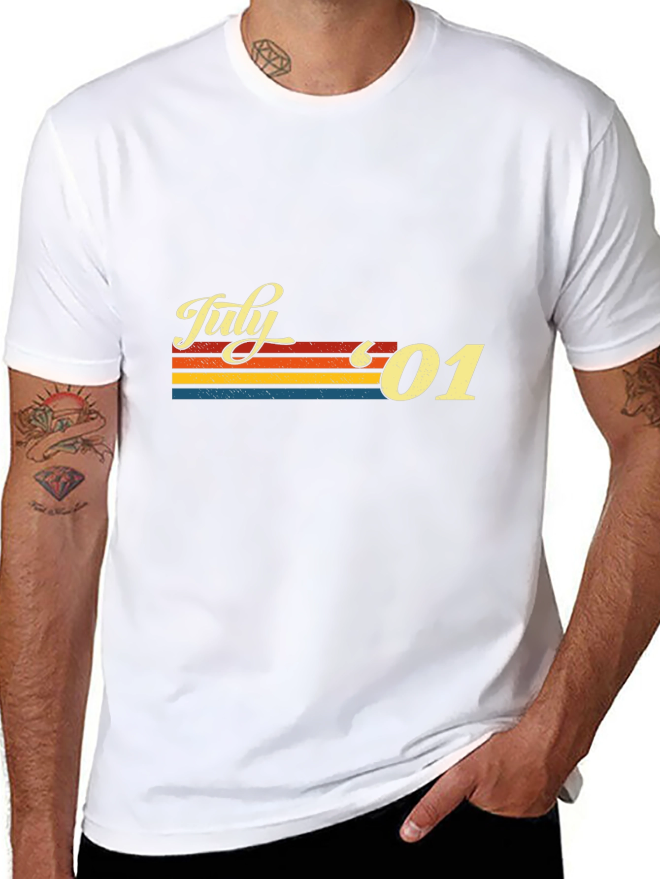 Retro July 01 Birthday T-Shirt