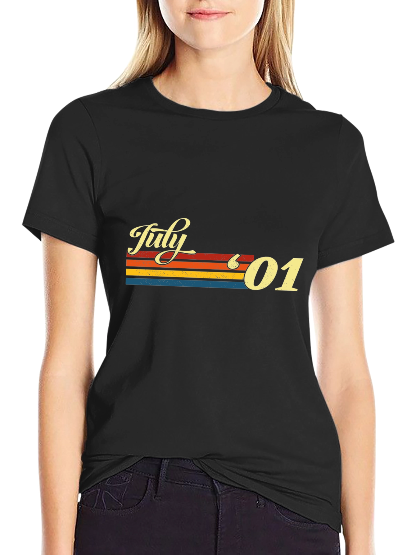 Retro July 01 Birthday T-Shirt