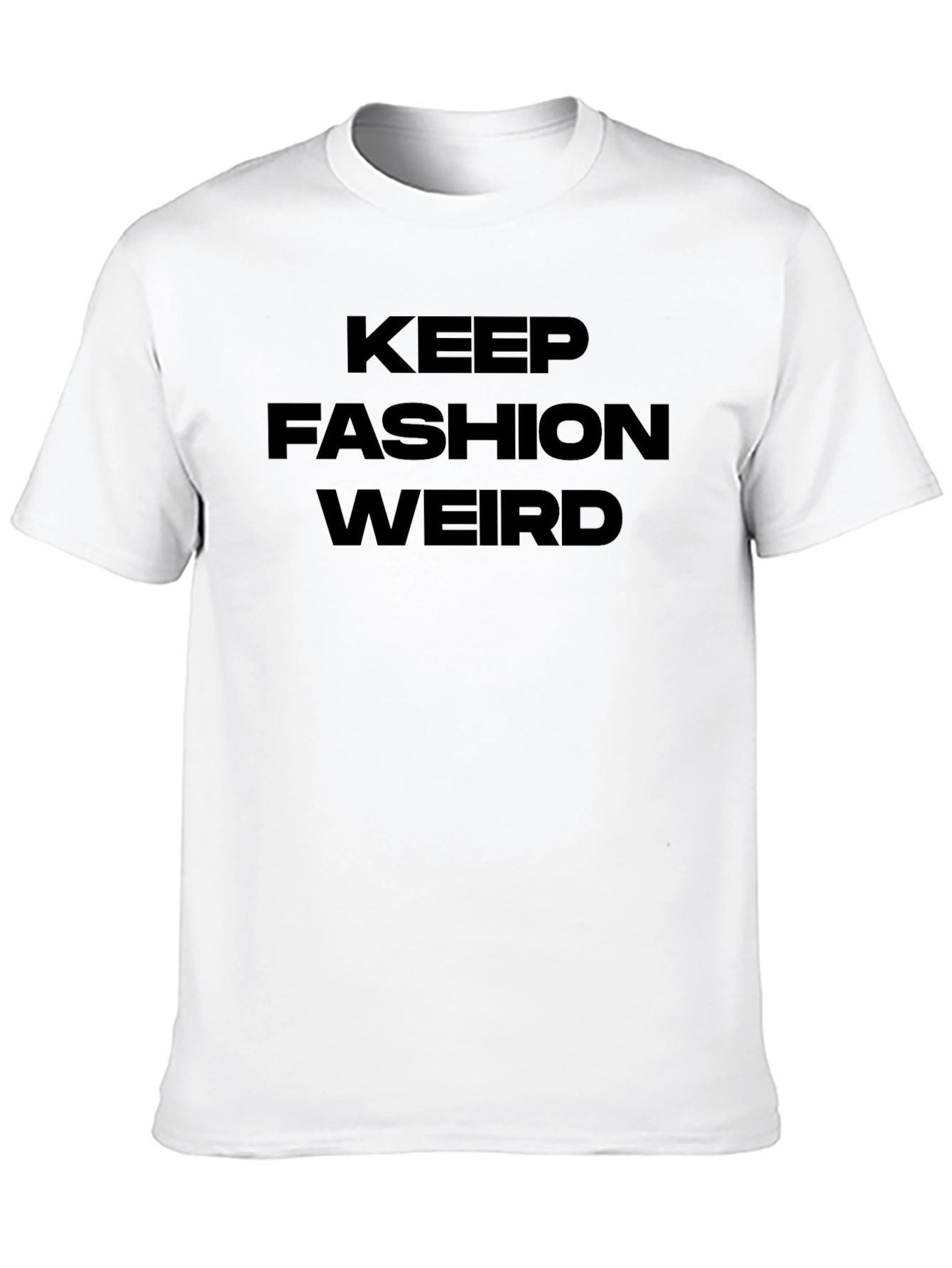 Keep Fashion Weird Black Graphic Tee