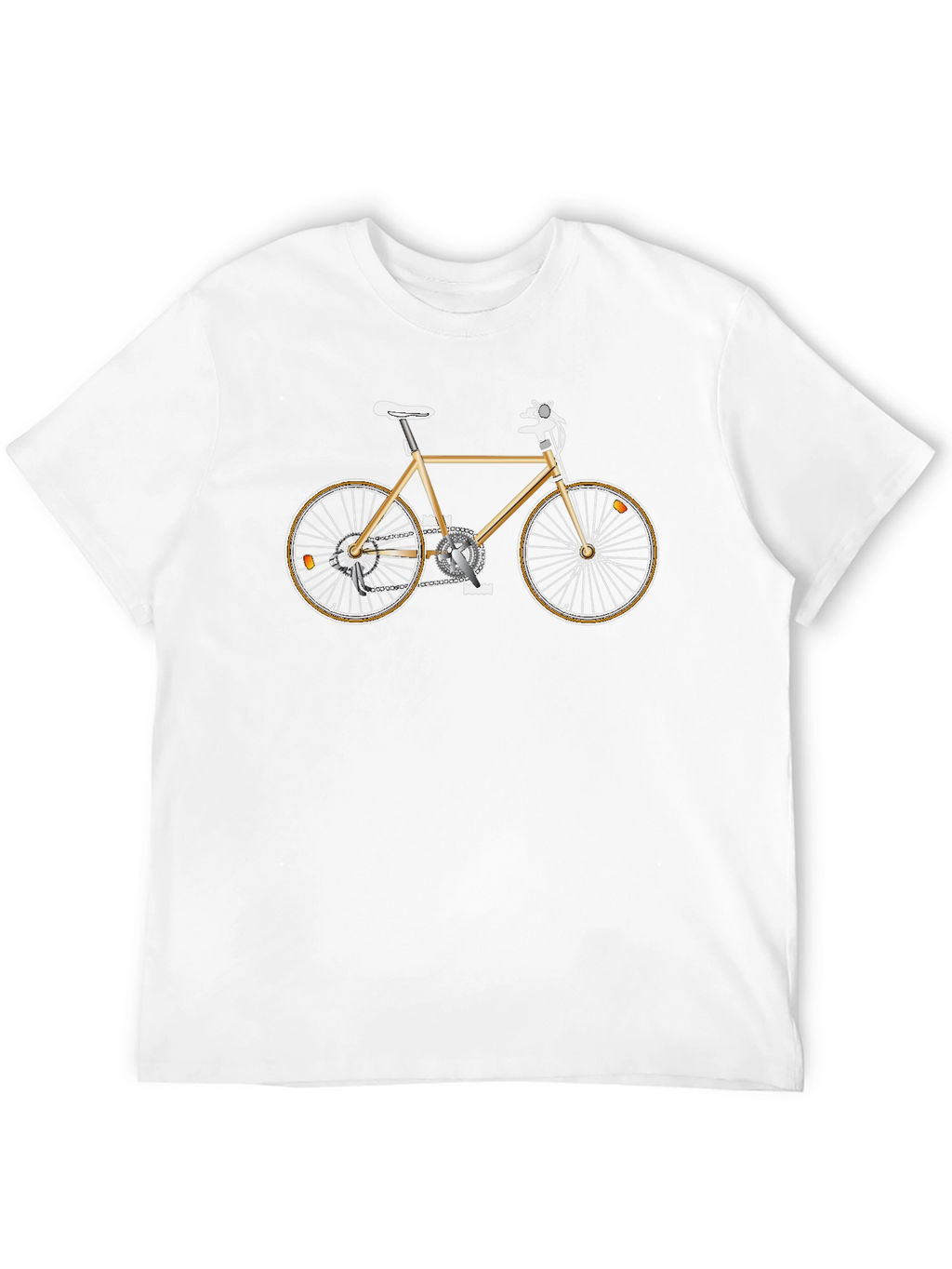 Stylish Bike Graphic Tee - Mens Black T-Shirt
