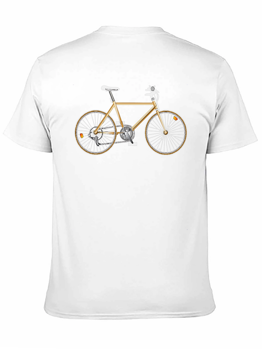 Stylish Bike Graphic Tee - Mens Black T-Shirt