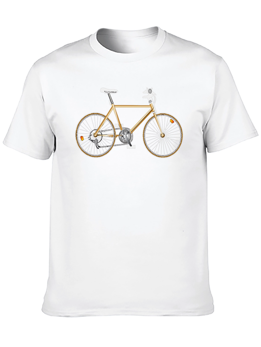 Stylish Bike Graphic Tee - Mens Black T-Shirt