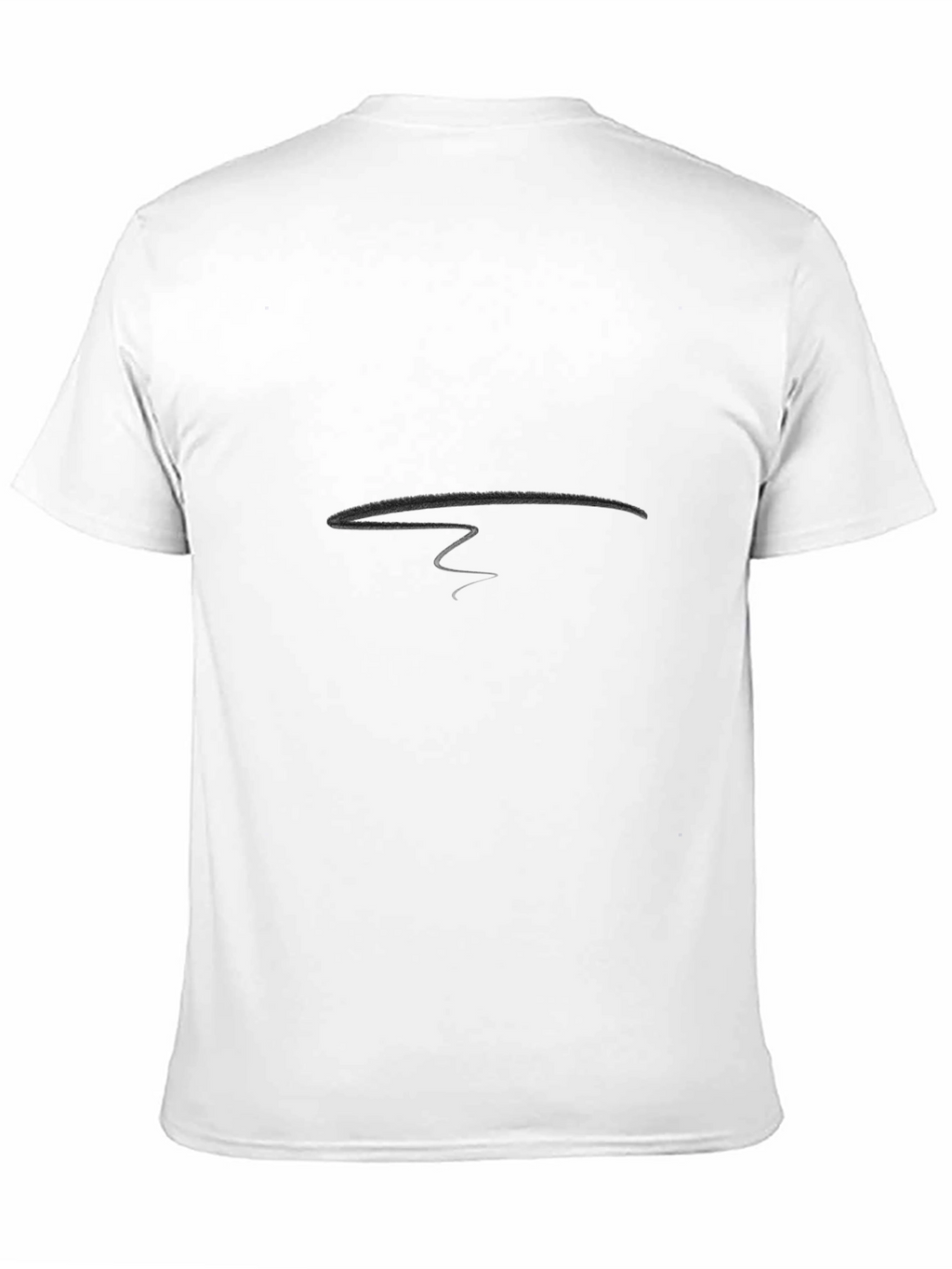 Mens Classic Black Crew Neck T-Shirt