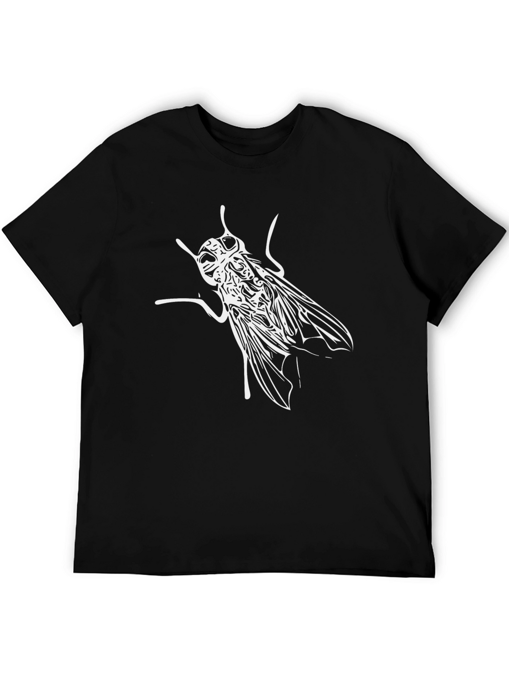 Fly Graphic Tee - Black Cotton Casual Wear