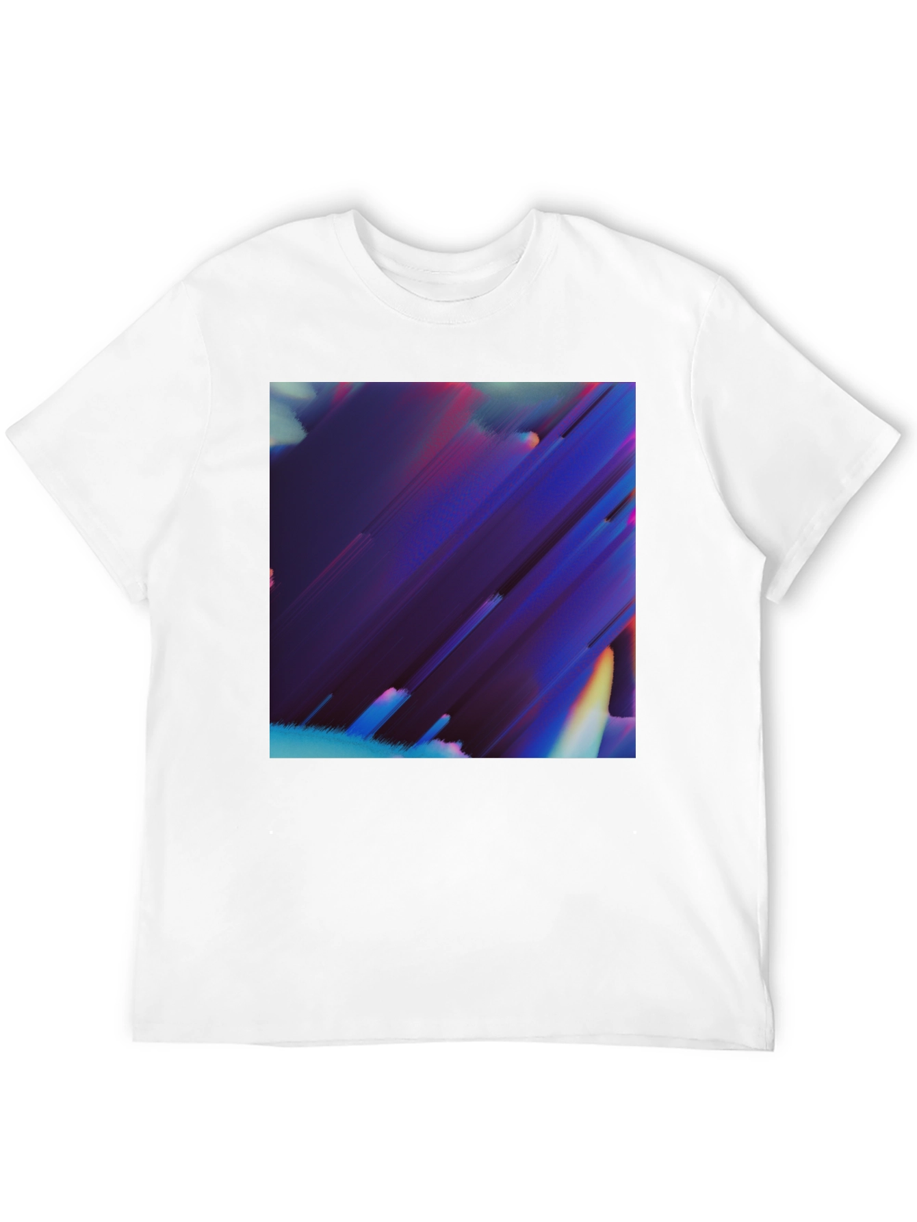 Abstract Art Black T-Shirt Modern Graphic Tee
