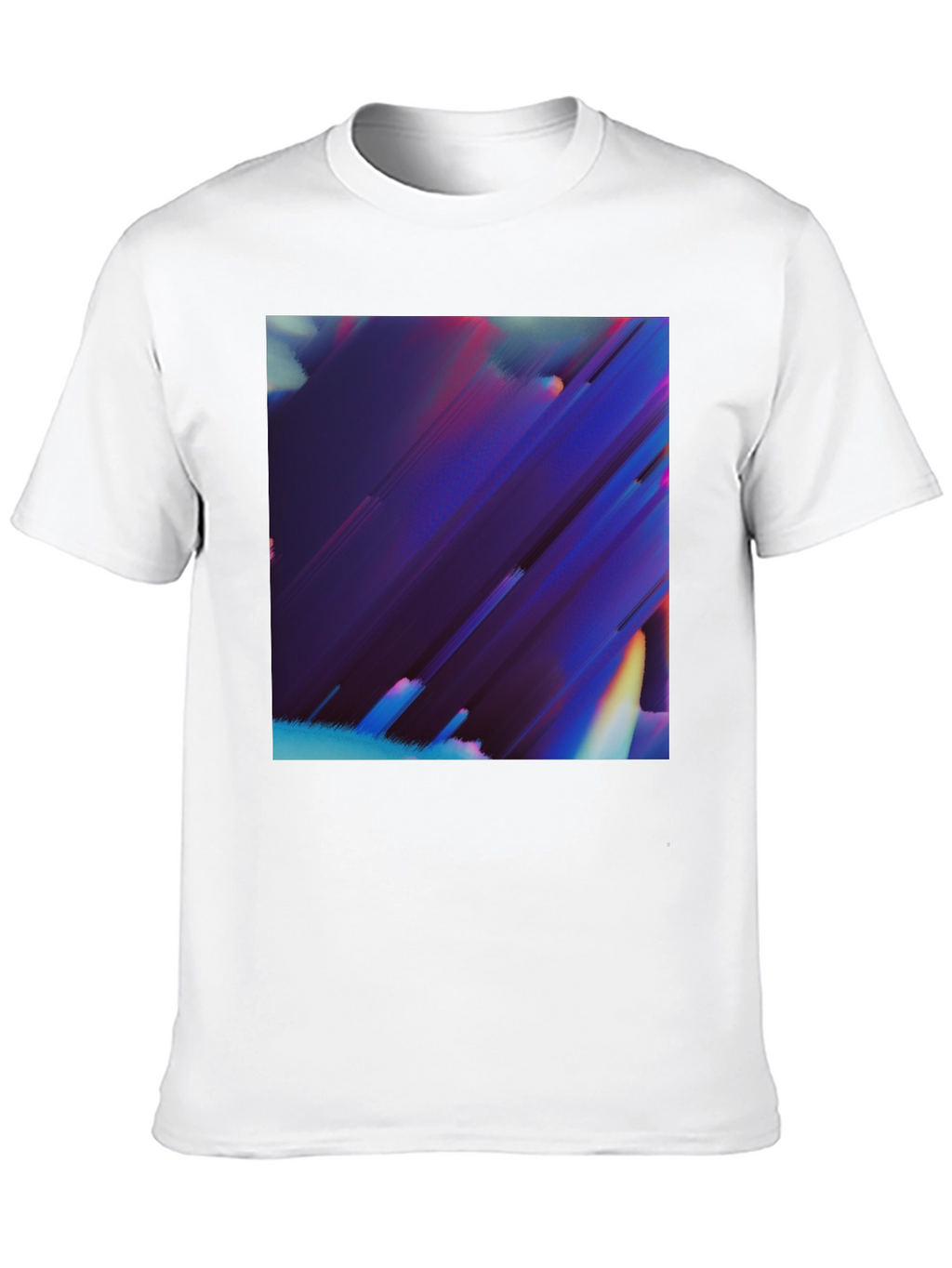 Abstract Art Black T-Shirt Modern Graphic Tee